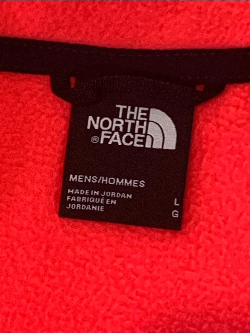 The North Face Coral Fleece Pullover 1/4 Half Zip Jacket Mens L Outdoors